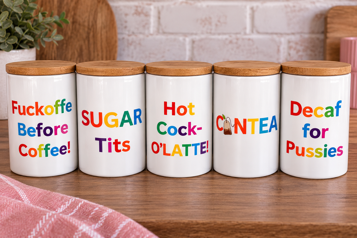Cheeky Kitchen Canister