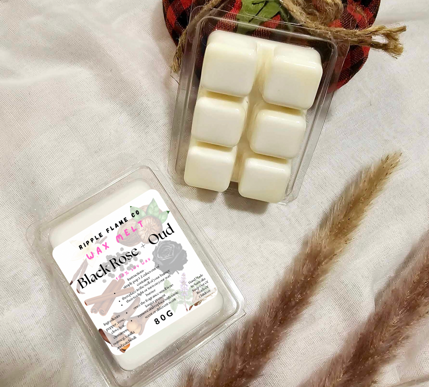 Black Rose + Oud Wax Melt