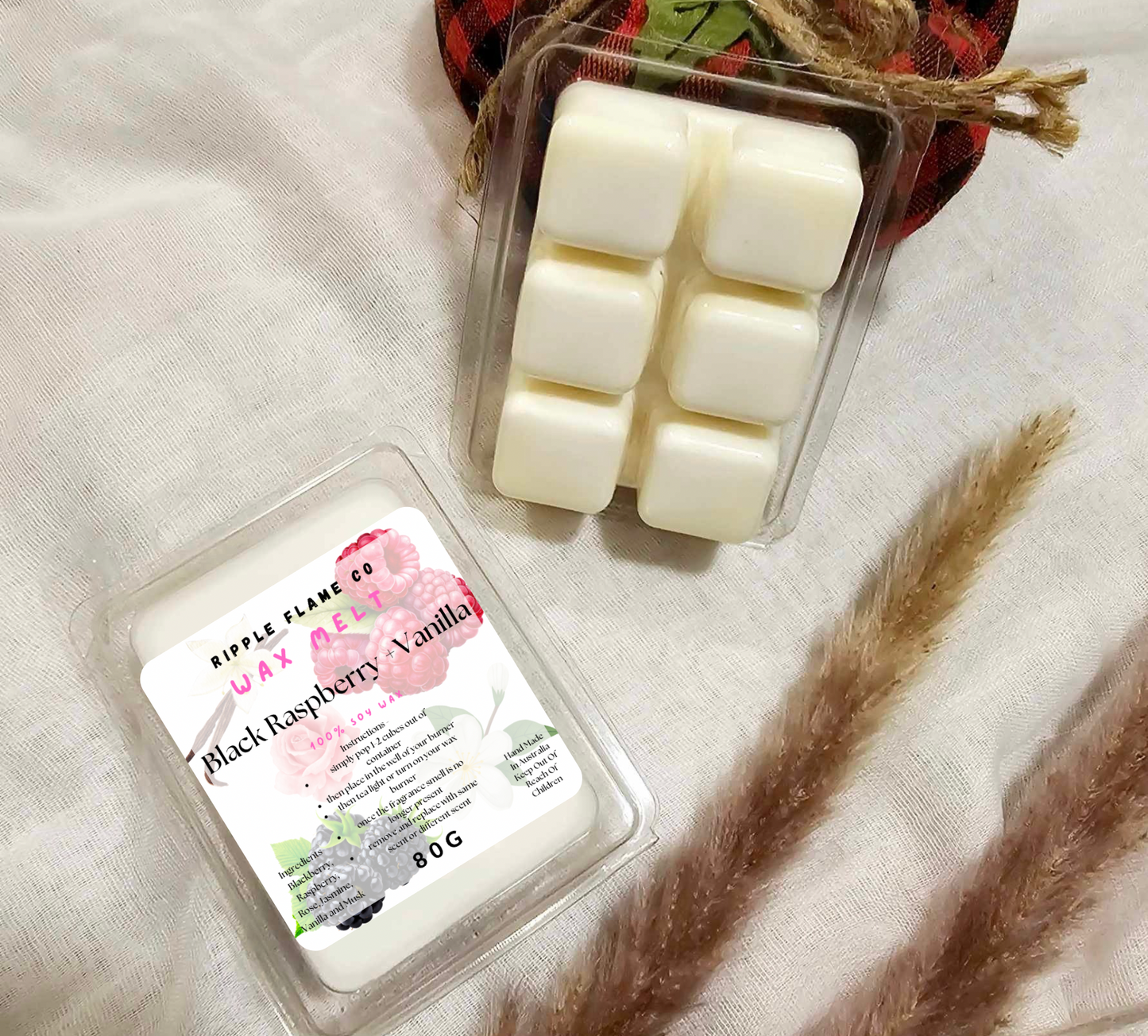 Black Raspberry +Vanilla Wax Melt