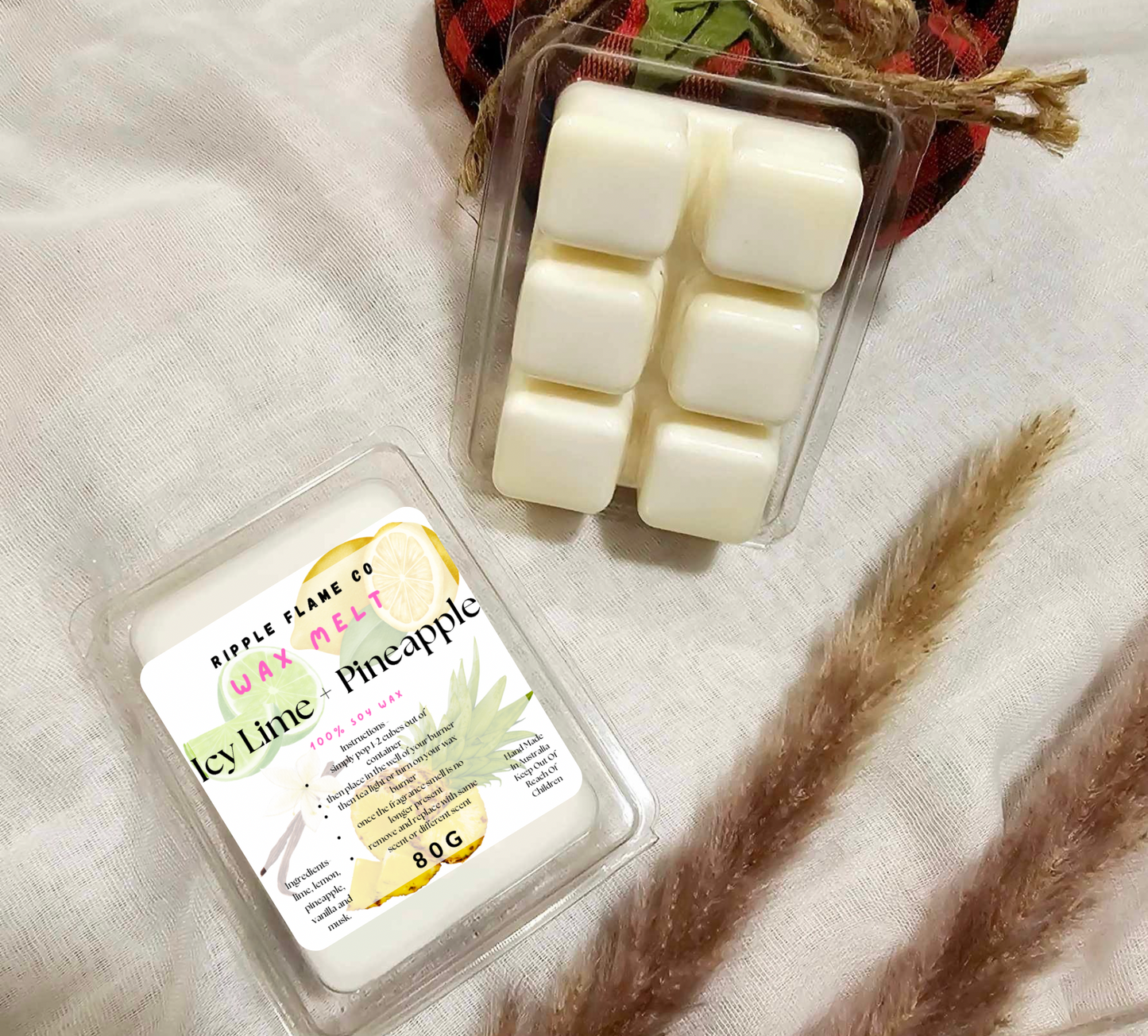 Icy Lime + Pineapple Wax Melt