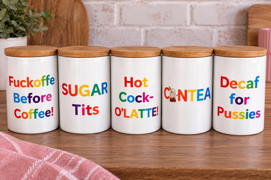 Cheeky Kitchen Canister