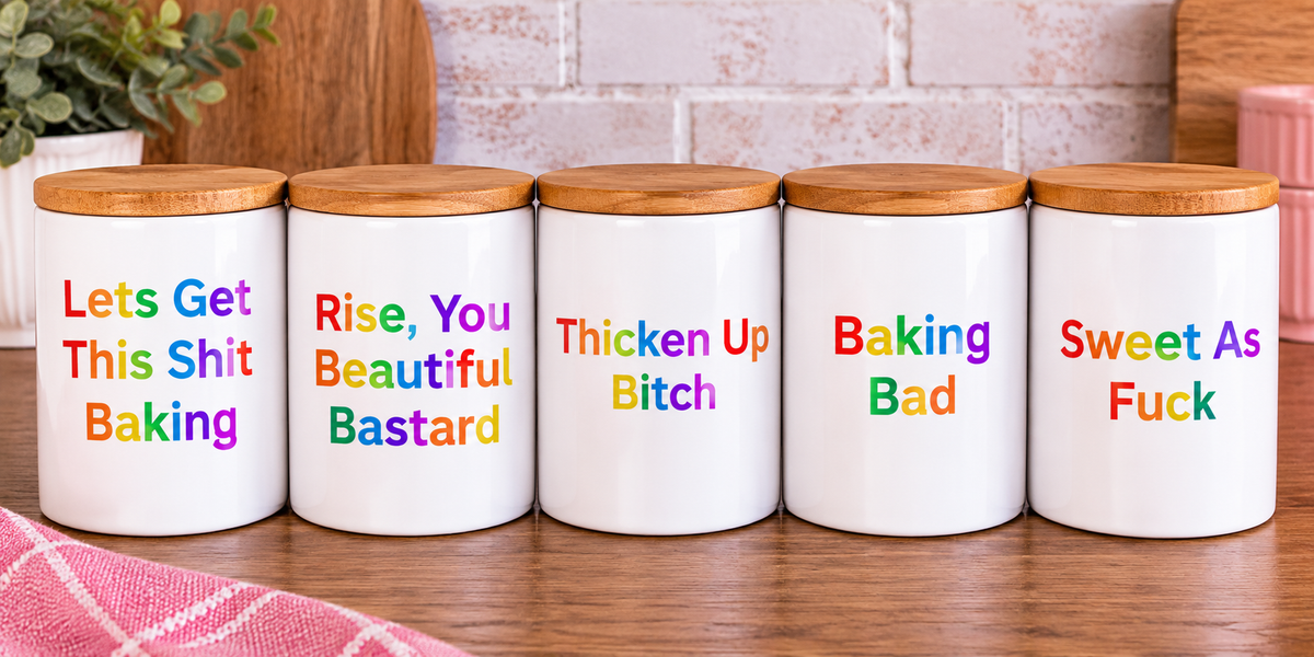 Cheeky Baking Canisters